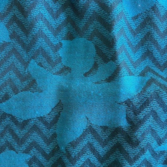 Vintage Julie Francis Wool and Silk Midi Floral Pencil Skirt - Picture 6 of 6